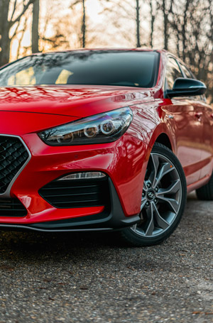 Red BMW